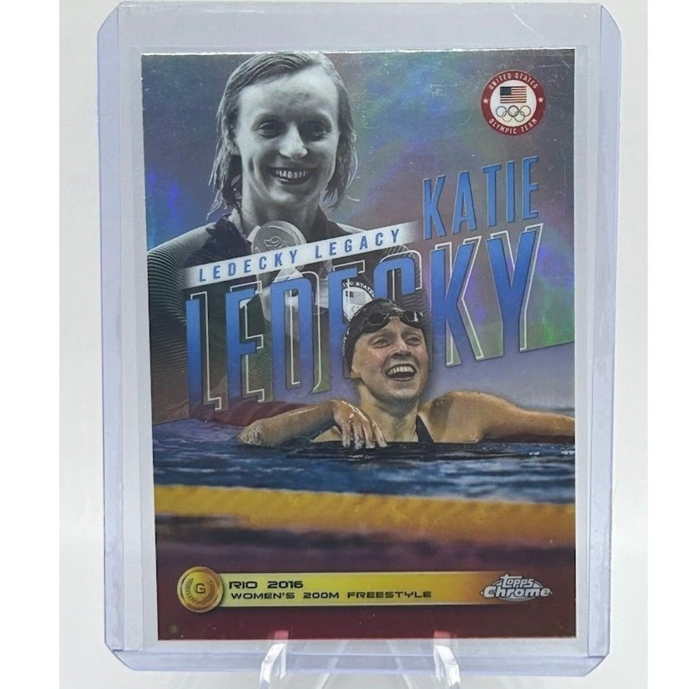 Katie Ledecky 2024 Topps Olympic Games KL-5 Olympics USA Swimming